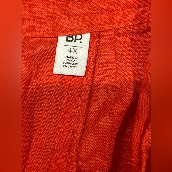 BP. Orange Neon Casual Shorts Plus Womens Size 4X NWT - Picture 7 of 10